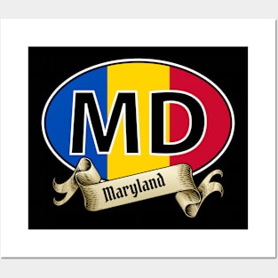 MARYLAND BANNER DESIGN Posters and Art